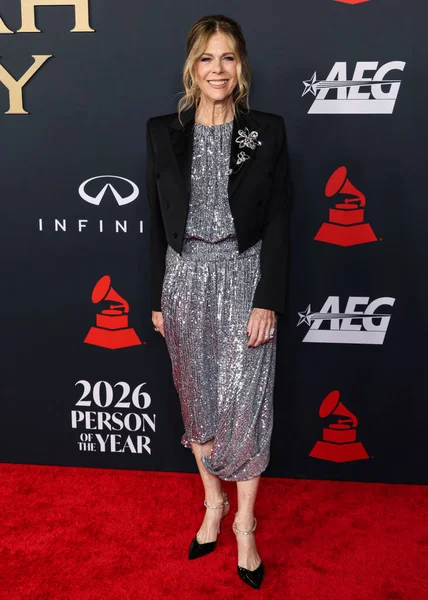 Rita Wilson, Los Angeles Kongre Merkezi Güney Salonu 'nda 30 Ocak 2026' da düzenlenen Mariah Carey onuruna düzenlenen MusiCares 2026 'ya ulaştı..