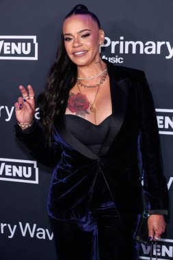 Faith Evans, Waldorf Astoria Beverly Hills Oteli 'nde 31 Ocak 2026 tarihinde düzenlenen Primary Wave Music 20. yıl dönümü öncesi Grammy Partisi' ne (68. Grammy Ödülleri) ulaşır..