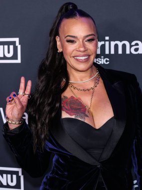Faith Evans, Waldorf Astoria Beverly Hills Oteli 'nde 31 Ocak 2026 tarihinde düzenlenen Primary Wave Music 20. yıl dönümü öncesi Grammy Partisi' ne (68. Grammy Ödülleri) ulaşır..