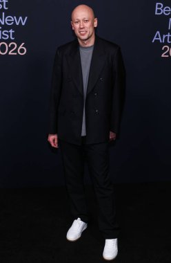 Alex Norstrom, 29 Ocak 2026 'da Formosa' daki The Lot 'ta düzenlenen Spotify' s 2026 En İyi Yeni Sanatçı Partisi 'ne (68..