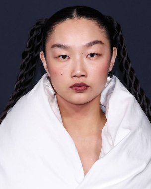 Audrey Nuna, 29 Ocak 2026 'da Formosa' daki The Lot 'ta düzenlenen Spotify' in 2026 En İyi Yeni Sanatçı Partisi 'ne (68. Grammy Ödülleri) geldi..