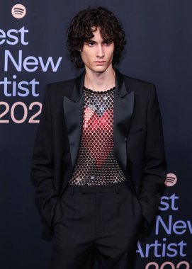 Spotify 'in 2026 En İyi Yeni Sanatçı Partisi' ne (68. Grammy Ödülleri) 29 Ocak 2026 'da Formosa' da Batı Hollywood, Los Angeles, Kaliforniya, ABD 'de düzenlenen The Lot' a geldi..