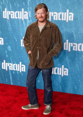 Jesse Plemons 3 Şubat 2026 'da Hollywood, Los Angeles, Kaliforniya, ABD' de bulunan TCL Çin Tiyatrosu IMAX 'te düzenlenen Vertical Entertainment' ın 'Drakula' sının Los Angeles galasına geldi..