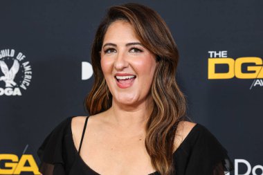 D 'Arcy Carden, 7 Şubat 2026' da Beverly Hilton Oteli 'nde düzenlenen 78. Geleneksel Amerikan Yönetmenler Birliği (DGA) Ödülleri' ne ulaştı..