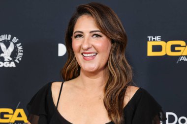 D 'Arcy Carden, 7 Şubat 2026' da Beverly Hilton Oteli 'nde düzenlenen 78. Geleneksel Amerikan Yönetmenler Birliği (DGA) Ödülleri' ne ulaştı..