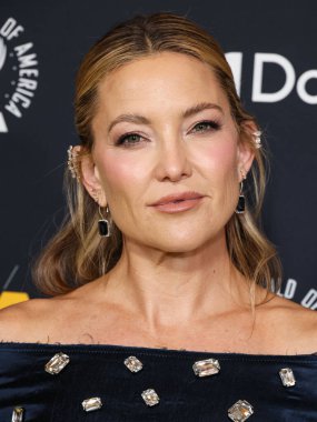 Erdem PF26 giyen Kate Hudson, 7 Şubat 2026 'da Beverly Hilton Hotel' de düzenlenen 78. Yıllık Amerikan Yönetmenler Birliği (DGA) Ödülleri 'ne geldi..