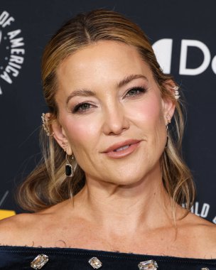 Erdem PF26 giyen Kate Hudson, 7 Şubat 2026 'da Beverly Hilton Hotel' de düzenlenen 78. Yıllık Amerikan Yönetmenler Birliği (DGA) Ödülleri 'ne geldi..