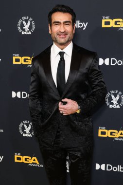 Kumail Nanjiani, 7 Şubat 2026 'da Beverly Hilton Oteli' nde düzenlenen 78. Geleneksel Amerikan Yönetmenler Birliği (DGA) Ödülleri 'ne ulaştı..