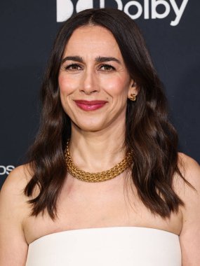 Lucia Aniello, 7 Şubat 2026 'da Beverly Hilton Hotel' de düzenlenen 78. Geleneksel Amerikan Yönetmenler Birliği (DGA) Ödülleri 'ne ulaştı..