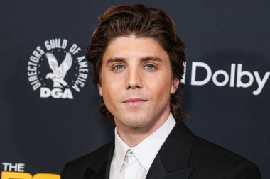 Lukas Gage, 7 Şubat 2026 'da Beverly Hilton Hotel' de düzenlenen 78. Geleneksel Amerikan Yönetmenler Birliği (DGA) Ödülleri 'ne ulaştı..