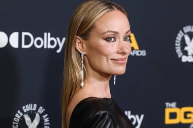 Prada giyen Olivia Wilde, 7 Şubat 2026 'da Beverly Hills, Los Angeles, Kaliforniya, ABD' de düzenlenen The Beverly Hilton Hotel 'de düzenlenen 78..
