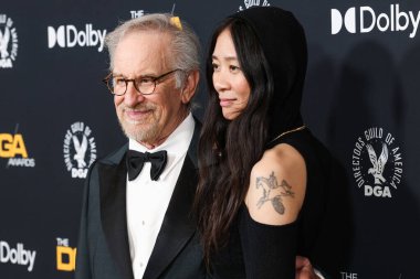 Steven Spielberg ve Chloe Zhao (Chlo Zhao), 7 Şubat 2026 'da Beverly Hills, Los Angeles, Kaliforniya, ABD' deki Beverly Hilton Hotel 'de düzenlenen 78..