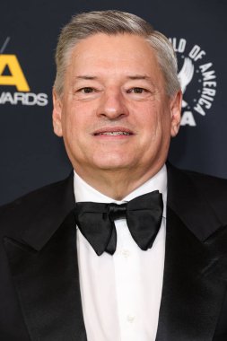 Netflix 'in Amerikalı işletme yöneticisi ve eş CEO' su Ted Sarandos, 7 Şubat 2026 'da Beverly Hills, Los Angeles, Kaliforniya, ABD' deki Beverly Hilton Hotel 'de düzenlenen 78..