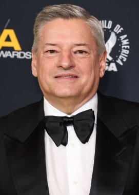 Netflix 'in Amerikalı işletme yöneticisi ve eş CEO' su Ted Sarandos, 7 Şubat 2026 'da Beverly Hills, Los Angeles, Kaliforniya, ABD' deki Beverly Hilton Hotel 'de düzenlenen 78..