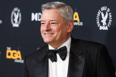Netflix 'in Amerikalı işletme yöneticisi ve eş CEO' su Ted Sarandos, 7 Şubat 2026 'da Beverly Hills, Los Angeles, Kaliforniya, ABD' deki Beverly Hilton Hotel 'de düzenlenen 78..