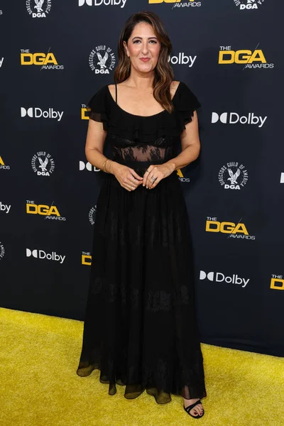 D 'Arcy Carden, 7 Şubat 2026' da Beverly Hilton Oteli 'nde düzenlenen 78. Geleneksel Amerikan Yönetmenler Birliği (DGA) Ödülleri' ne ulaştı..