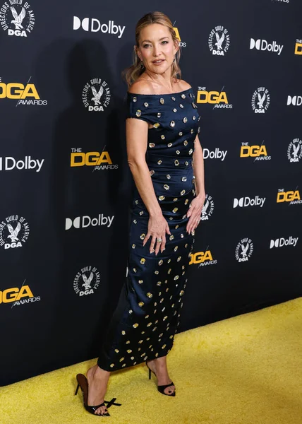 Erdem PF26 giyen Kate Hudson, 7 Şubat 2026 'da Beverly Hilton Hotel' de düzenlenen 78. Yıllık Amerikan Yönetmenler Birliği (DGA) Ödülleri 'ne geldi..