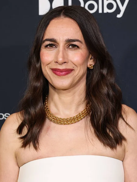 Lucia Aniello, 7 Şubat 2026 'da Beverly Hilton Hotel' de düzenlenen 78. Geleneksel Amerikan Yönetmenler Birliği (DGA) Ödülleri 'ne ulaştı..