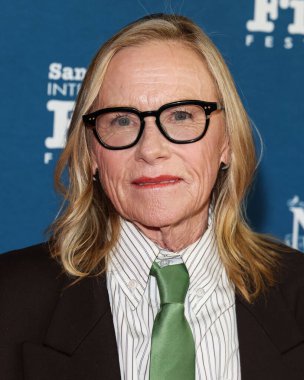 Amerikalı aktris Amy Madigan, 8 Şubat 2026 'da ABD' nin Kaliforniya eyaletinin Santa Barbara kentindeki Arlington Tiyatrosu 'nda düzenlenen 41. Santa Barbara Uluslararası Film Festivali' ne geldi..