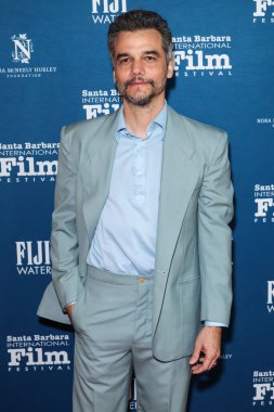 Brezilyalı sahne ve film oyuncusu Wagner Moura, 8 Şubat 2026 'da ABD' nin Kaliforniya eyaletinin Santa Barbara kentindeki Arlington Tiyatrosu 'nda düzenlenen 41. Santa Barbara Uluslararası Film Festivali' ne geldi..