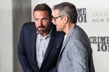 Ben Affleck ve Matt Damon, 10 Şubat 2026 tarihinde Los Angeles, Kaliforniya, ABD 'de Kasa tarafından Broadway' deki StILE Downtown Los Angeles 'taki Birleşik Tiyatro' da düzenlenen Amazon MGM Stüdyolarının Dünya Gala 101 'ine geldiler..