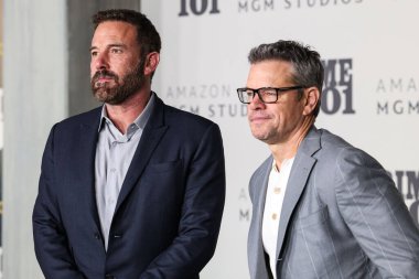 Ben Affleck ve Matt Damon, 10 Şubat 2026 tarihinde Los Angeles, Kaliforniya, ABD 'de Kasa tarafından Broadway' deki StILE Downtown Los Angeles 'taki Birleşik Tiyatro' da düzenlenen Amazon MGM Stüdyolarının Dünya Gala 101 'ine geldiler..
