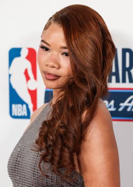 Storm Reid, Los Angeles Clippers and Comcast NBCUniversal 'in Ulusal Basketbol Federasyonu (NBA) 2026 tarihli En İyi Bahşiş Kutlaması' na 13 Şubat 2026 tarihinde Los Angeles İlçe Sanat Müzesi 'nde (LACMA) katıldı.