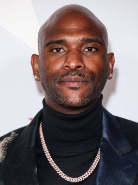 Troy Payne, Los Angeles Clippers and Comcast NBCUniversal 's National Basketball Association (NBA) All-Star 2026 Efsanevi İpucu Kutlaması' na 13 Şubat 2026 'da Los Angeles İlçe Sanat Müzesi' nde (LACMA) katıldı.