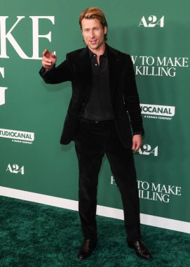 Amerikalı aktör Glen Powell, 14 Şubat 2026 'da Beverly Grove, Los Angeles, Kaliforniya, ABD' de düzenlenen AMC The Grove 14 'te A24' ün 