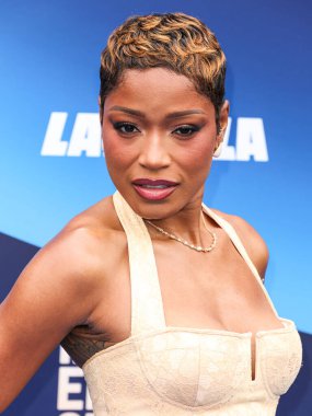 John Galliano SS04 RTW 'nin Christian Dior' unu giyen Keke Palmer, 15 Şubat 2026 'da Hollywood Palladium' da düzenlenen 41. Yıllık Bağımsız Film Ruhu Ödülleri 'ne ulaştı..