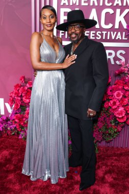 Anthony Hamilton, 16 Şubat 2026 'da ABD' nin Kaliforniya eyaletinin Los Angeles kentinde bulunan Beverly Hills kentindeki SLS Hotel 'de düzenlenen 8. Geleneksel Amerikan Siyahi Film Festivali' ne (ABFF) geldi..