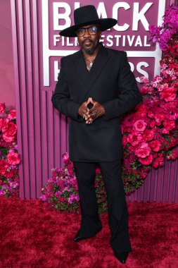 Anthony Hamilton, 16 Şubat 2026 'da ABD' nin Kaliforniya eyaletinin Los Angeles kentinde bulunan Beverly Hills kentindeki SLS Hotel 'de düzenlenen 8. Geleneksel Amerikan Siyahi Film Festivali' ne (ABFF) geldi..