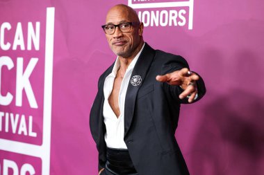 Dwayne Johnson (The Rock), 16 Şubat 2026 'da Los Angeles, Kaliforniya, ABD' de bulunan Beverly Hills 'teki SLS Hotel' de düzenlenen 8. Geleneksel Amerikan Siyah Film Festivali 'ne (ABFF) geldi..
