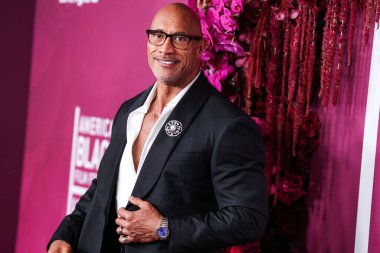 Dwayne Johnson (The Rock), 16 Şubat 2026 'da Los Angeles, Kaliforniya, ABD' de bulunan Beverly Hills 'teki SLS Hotel' de düzenlenen 8. Geleneksel Amerikan Siyah Film Festivali 'ne (ABFF) geldi..