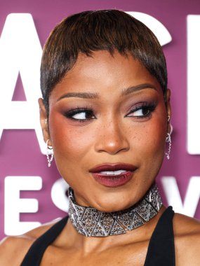 Keke Palmer, 16 Şubat 2026 'da Beverly Hills' teki SLS Oteli 'nde düzenlenen 8. Geleneksel Amerikan Siyah Film Festivali' ne (ABFF) geldi..