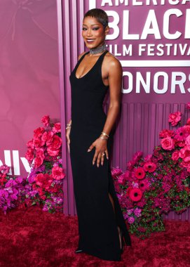 Keke Palmer, 16 Şubat 2026 'da Beverly Hills' teki SLS Oteli 'nde düzenlenen 8. Geleneksel Amerikan Siyah Film Festivali' ne (ABFF) geldi..
