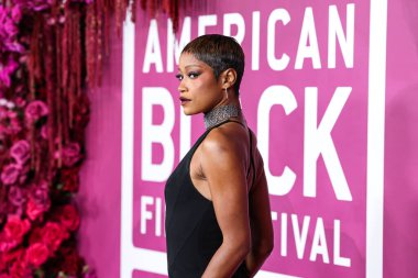 Keke Palmer, 16 Şubat 2026 'da Beverly Hills' teki SLS Oteli 'nde düzenlenen 8. Geleneksel Amerikan Siyah Film Festivali' ne (ABFF) geldi..