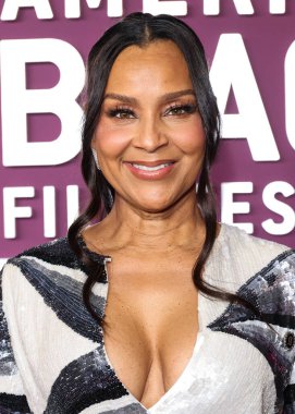 LisaRaye McCoy, 16 Şubat 2026 'da Los Angeles, Kaliforniya, ABD' de bulunan Beverly Hills 'teki SLS Hotel, Lüks Koleksiyon Oteli' nde düzenlenen 8. Geleneksel Amerikan Siyah Film Festivali 'ne (ABFF) geldi..