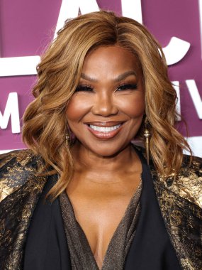 Mona Scott-Young, 16 Şubat 2026 'da Beverly Hills' teki SLS Hotel 'de düzenlenen 8. Geleneksel Amerikan Siyahi Film Festivali' ne (ABFF) geldi..