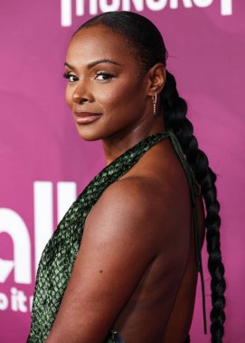 Tika Sumpter, 16 Şubat 2026 'da Los Angeles, Kaliforniya, ABD' de bulunan Beverly Hills 'teki SLS Hotel' de düzenlenen 8. Geleneksel Amerikan Siyahi Film Festivali 'ne (ABFF) geldi..