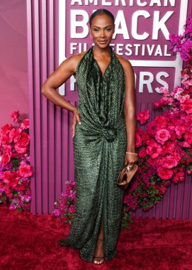 Tika Sumpter, 16 Şubat 2026 'da Los Angeles, Kaliforniya, ABD' de bulunan Beverly Hills 'teki SLS Hotel' de düzenlenen 8. Geleneksel Amerikan Siyahi Film Festivali 'ne (ABFF) geldi..