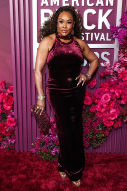 Vivica A. Fox, 18. Geleneksel Amerikan Siyah Film Festivali 'ne (ABFF) 16 Şubat 2026' da ABD 'nin Kaliforniya eyaletinin Los Angeles kentinde bulunan Beverly Hills kentindeki SLS Hotel' de düzenlenen 2026 sayılı Ödül Töreni 'ne geldi..