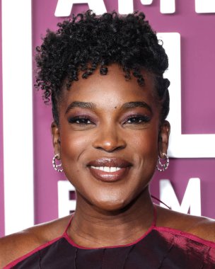 Wunmi Mosaku, 16 Şubat 2026 'da Los Angeles, Kaliforniya, ABD' de bulunan Beverly Hills 'teki SLS Hotel' de düzenlenen 8. Geleneksel Amerikan Siyahi Film Festivali 'ne (ABFF) geldi..