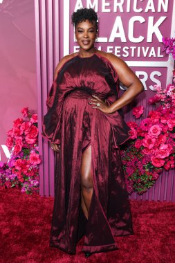 Wunmi Mosaku, 16 Şubat 2026 'da Los Angeles, Kaliforniya, ABD' de bulunan Beverly Hills 'teki SLS Hotel' de düzenlenen 8. Geleneksel Amerikan Siyahi Film Festivali 'ne (ABFF) geldi..