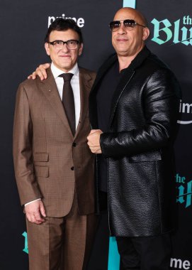Anthony Russo ve Vin Diesel, 17 Şubat 2026 'da Hollywood, Los Angeles, Kaliforniya, ABD' de bulunan TCL Çin Tiyatrosu IMAX 'te düzenlenen Amazon Prime Video' nun Dünya prömiyerine geldiler..