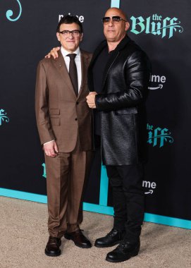 Anthony Russo ve Vin Diesel, 17 Şubat 2026 'da Hollywood, Los Angeles, Kaliforniya, ABD' de bulunan TCL Çin Tiyatrosu IMAX 'te düzenlenen Amazon Prime Video' nun Dünya prömiyerine geldiler..
