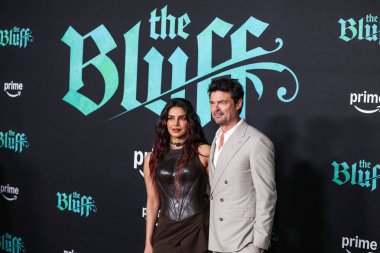 Priyanka Chopra Jonas ve Karl Urban, 17 Şubat 2026 'da Hollywood, Los Angeles, Kaliforniya, ABD' de bulunan TCL Çin Tiyatrosu IMAX 'te düzenlenen Amazon Prime Video' nun dünya prömiyerine geldiler..