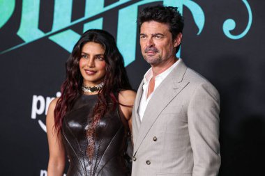 Priyanka Chopra Jonas ve Karl Urban, 17 Şubat 2026 'da Hollywood, Los Angeles, Kaliforniya, ABD' de bulunan TCL Çin Tiyatrosu IMAX 'te düzenlenen Amazon Prime Video' nun dünya prömiyerine geldiler..