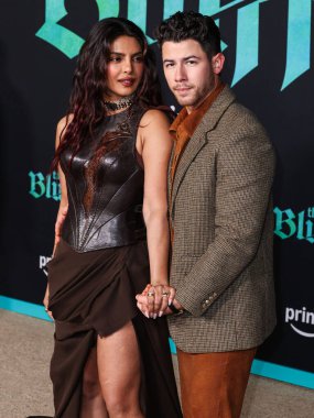 Priyanka Chopra Jonas ve kocası Nick Jonas, 17 Şubat 2026 'da Hollywood, Los Angeles, Kaliforniya, ABD' de bulunan TCL Çin Tiyatrosu IMAX 'te düzenlenen Amazon Prime Video' nun Dünya prömiyerine geldiler..