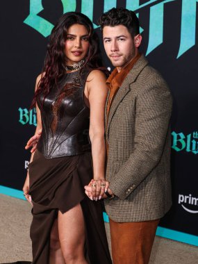 Priyanka Chopra Jonas ve kocası Nick Jonas, 17 Şubat 2026 'da Hollywood, Los Angeles, Kaliforniya, ABD' de bulunan TCL Çin Tiyatrosu IMAX 'te düzenlenen Amazon Prime Video' nun Dünya prömiyerine geldiler..